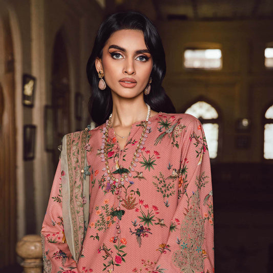03-Piece Printed Lawn Suit | Ready To Wear