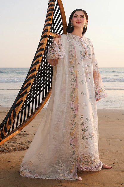 03-Piece Cotton Suit With Chikankari Embroidery | Ready To Wear