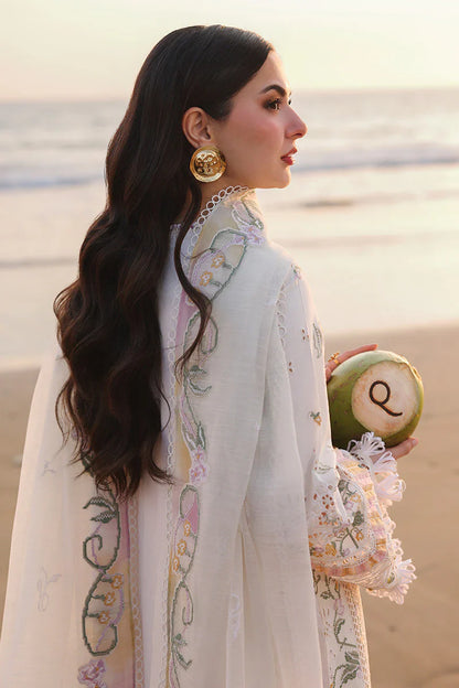 03-Piece Cotton Suit With Chikankari Embroidery | Ready To Wear