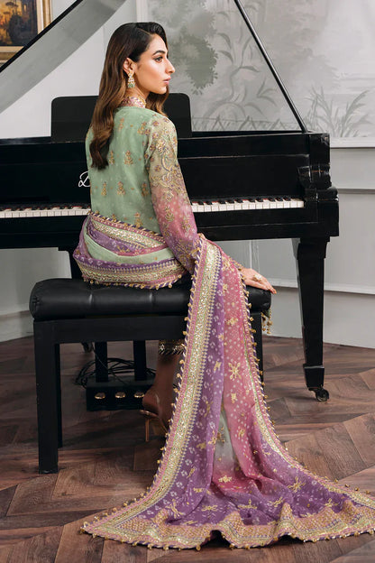 03-Piece Embroidered Chiffon Suit | Ready To Wear