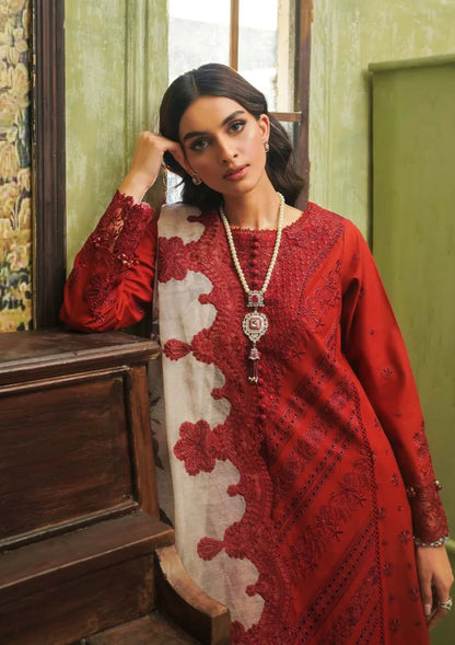03-Piece Law Suit With Heavy Chikankari Embroidery | Ready To Wear