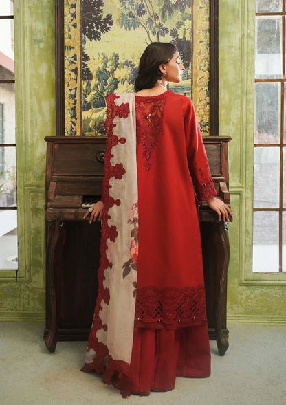03-Piece Law Suit With Heavy Chikankari Embroidery | Ready To Wear