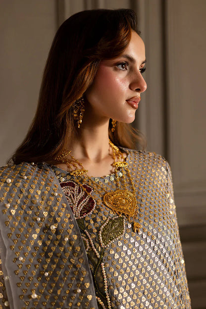 03-Piece Chiffon Suit With Embroidery | Ready To Wear