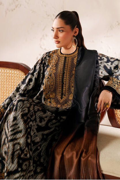 3 Piece Stitched Lawn Suit - Ready To Wear
