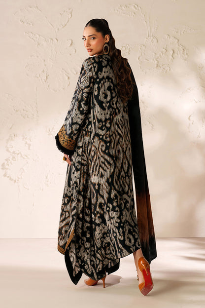 3 Piece Stitched Lawn Suit - Ready To Wear