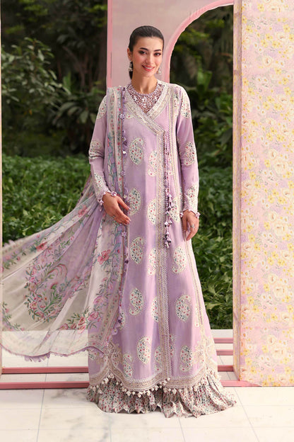 03-Piece Printed Lawn Suit With Chiffon Dupatta | Ready To Wear