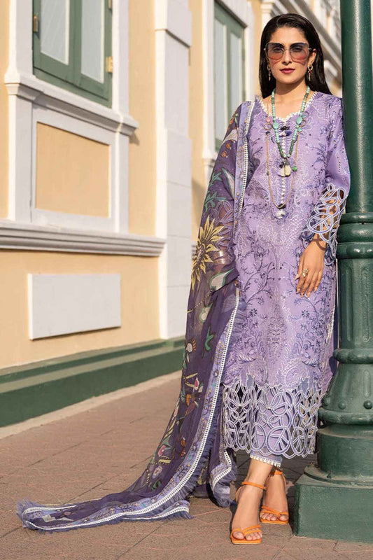 03-Piece Lawn Suit With Embroidery | Ready To Wear