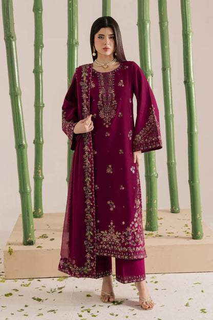 02-Piece Embroidered Cotton Lawn Suit | Ready To Wear