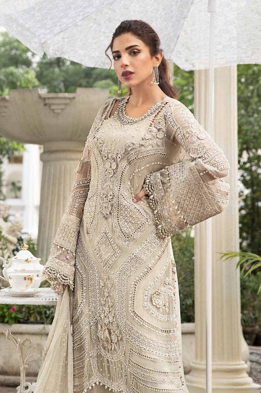 03-Piece Heavy Embroidered Chiffon Suit | Ready To Wear