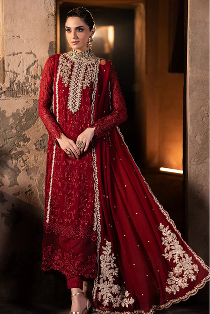 03-Piece Chiffon Suit With Embroidery | Ready To Wear