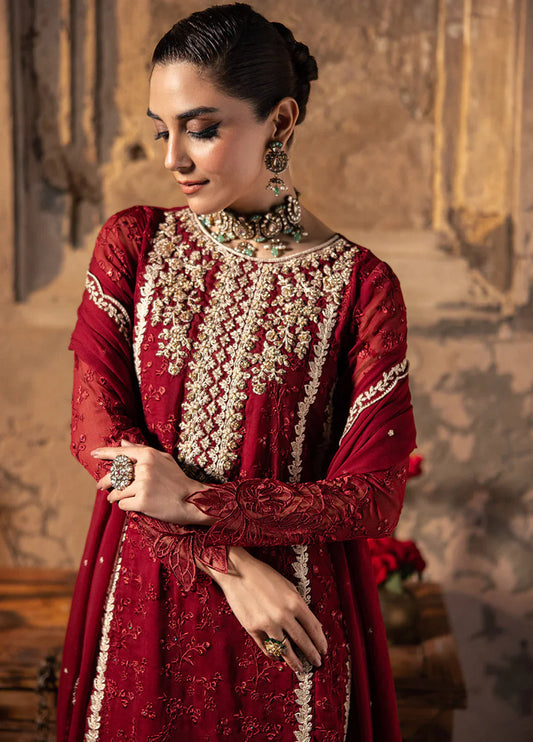 03-Piece Chiffon Suit With Embroidery | Ready To Wear